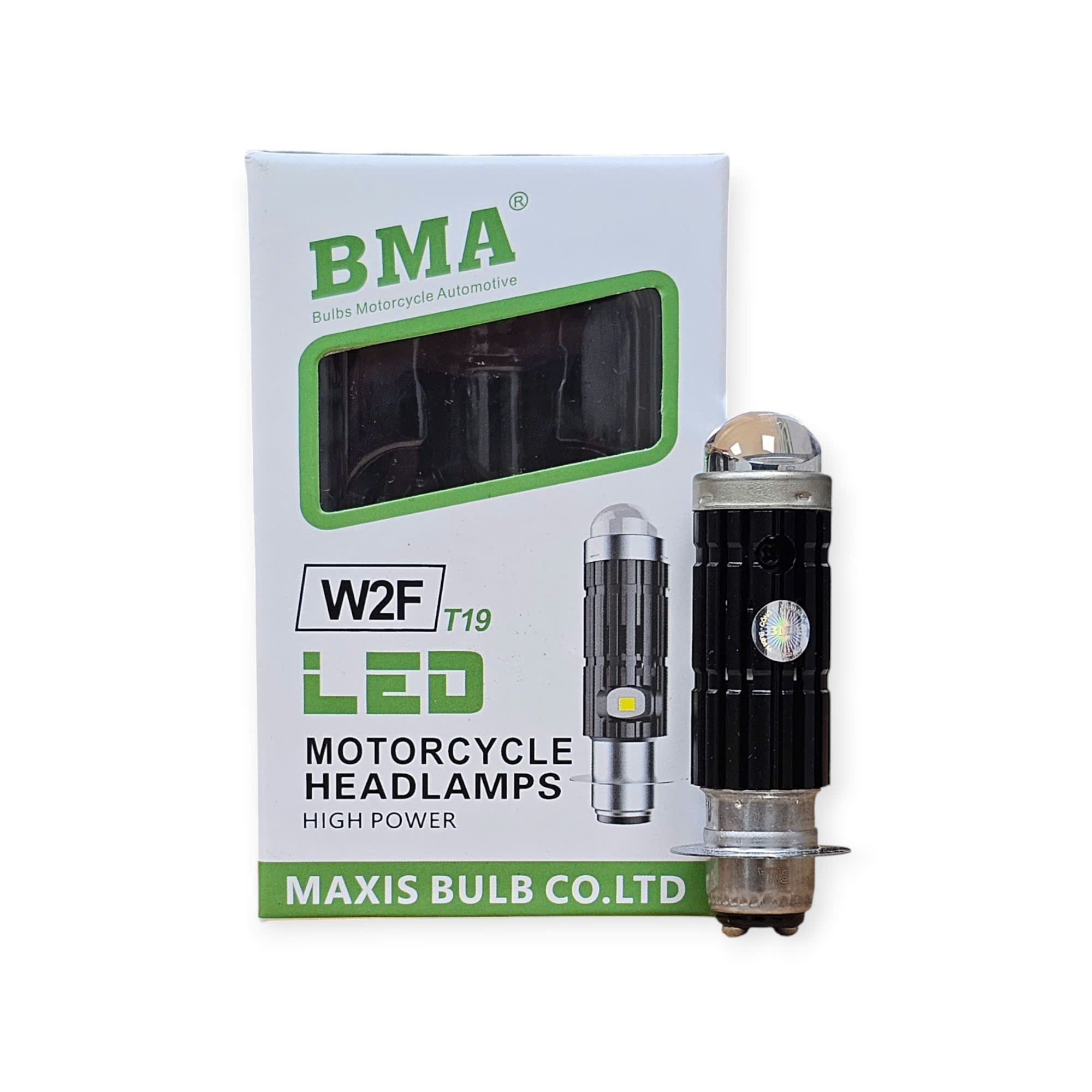 BÓNG LED BMA W2F T19 BI CẦU CẮM THẲNG W/W